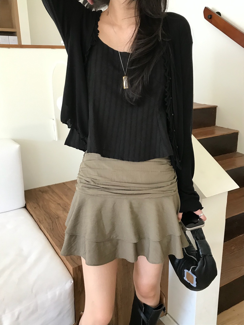 ESCHER韓國東大門直郵女裝新款熱賣推薦26春夏人氣休閑短裙ESCHER短裙