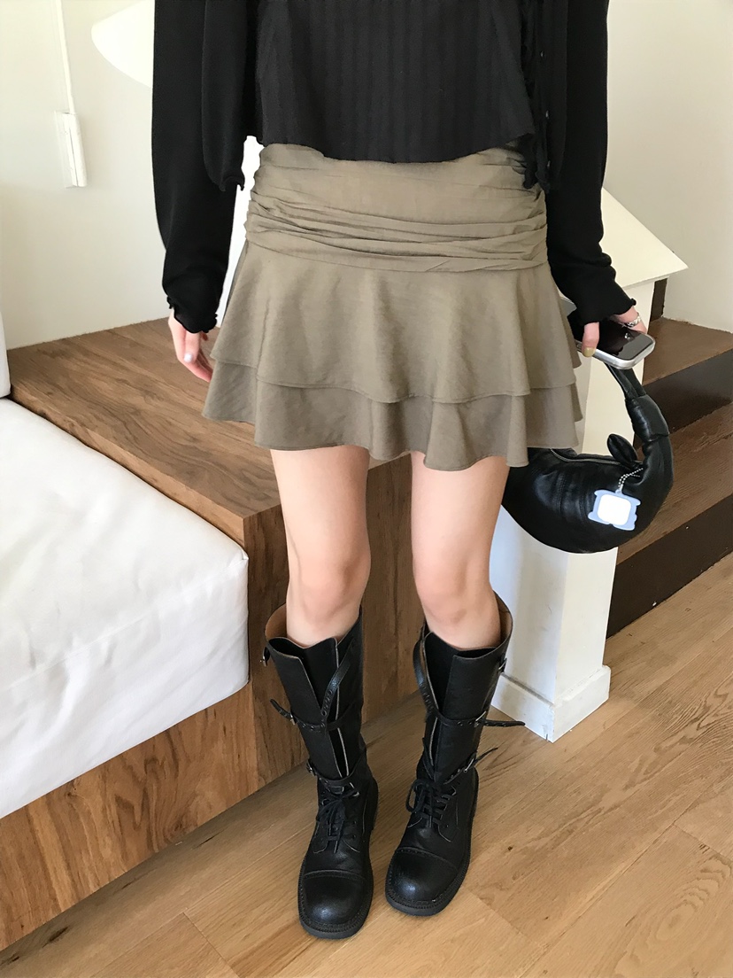 ESCHER韓國東大門直郵女裝新款熱賣推薦26春夏人氣休閑短裙ESCHER短裙