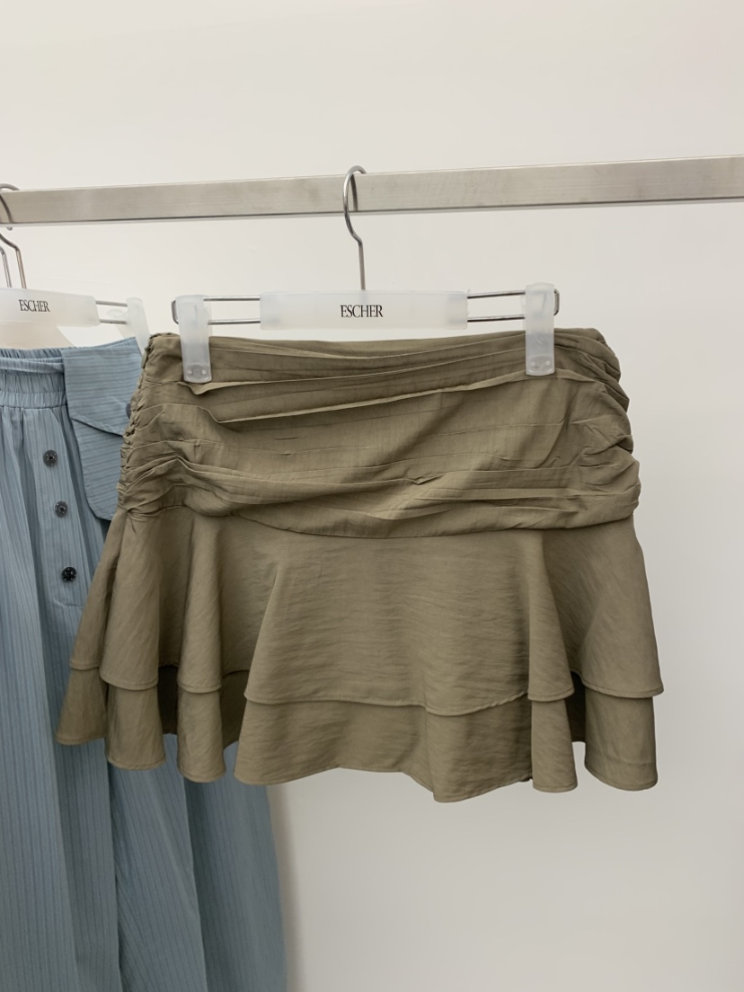 ESCHER韓國東大門直郵女裝新款熱賣推薦26春夏人氣休閑短裙ESCHER短裙圖色1