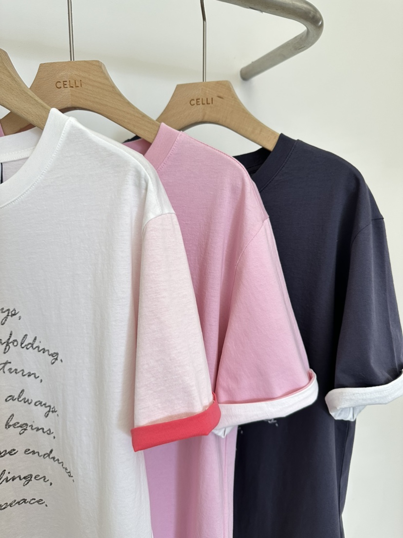CELLI韓國直郵女士新品推薦職業時尚26春夏熱賣人氣T恤雙層CELLIT恤