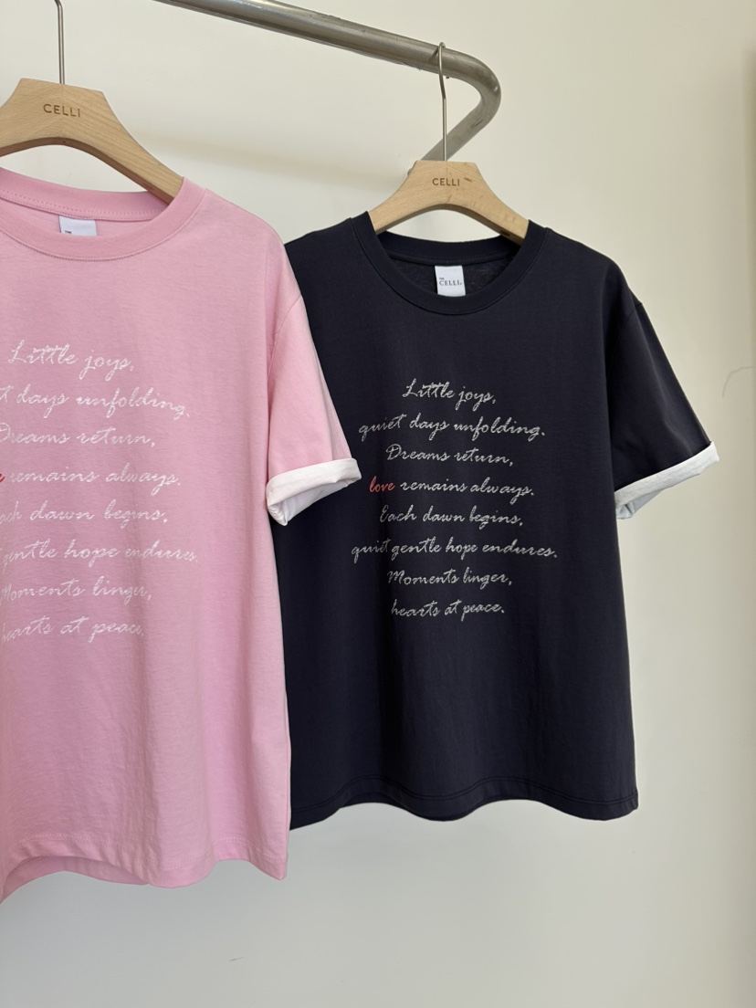 CELLI韓國直郵女士新品推薦職業時尚26春夏熱賣人氣T恤雙層CELLIT恤