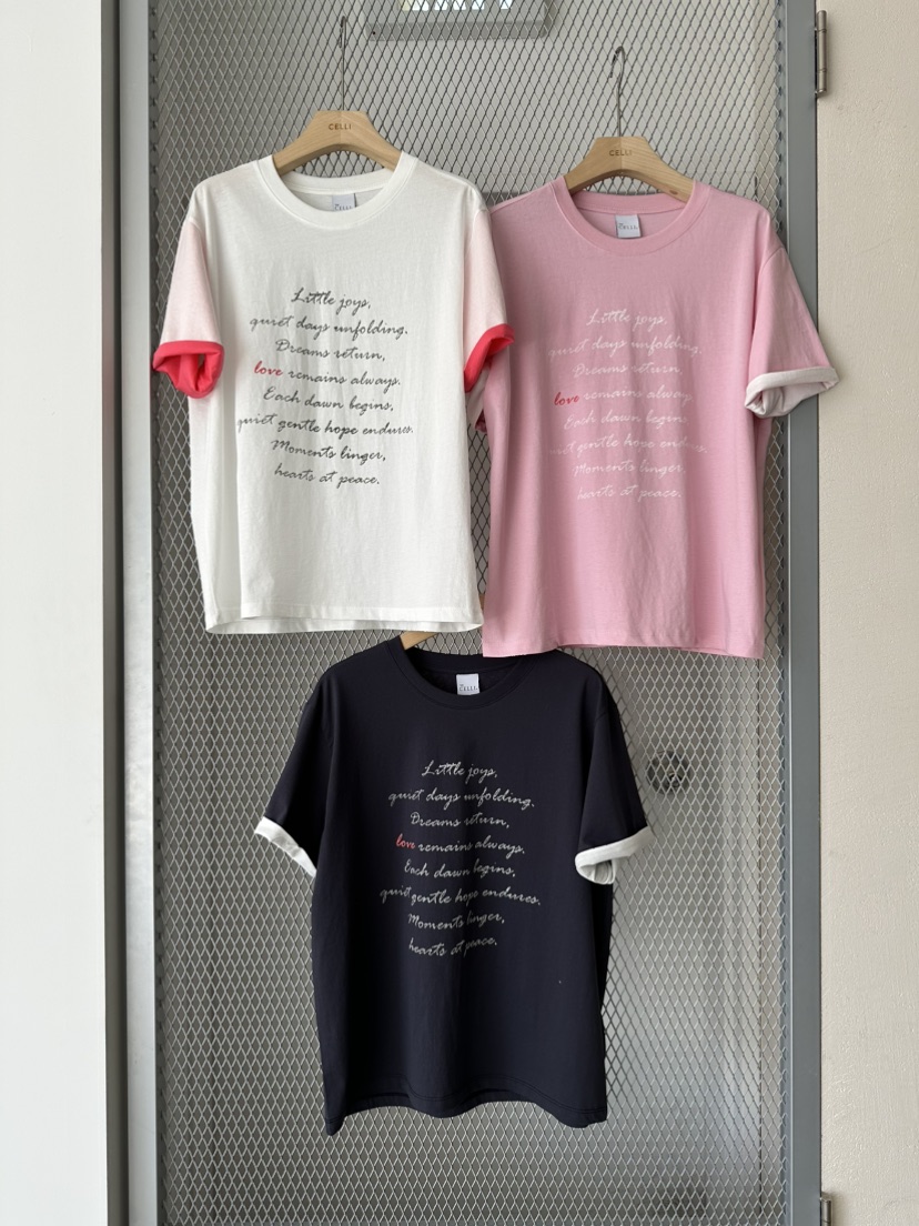 CELLI韓國直郵女士新品推薦職業時尚26春夏熱賣人氣T恤雙層CELLIT恤