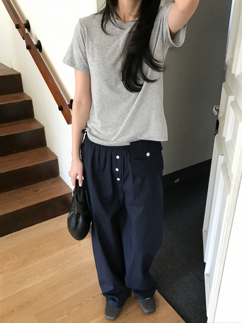 ESCHER韓國直郵實拍女士新款時尚推薦熱賣休閑職業人氣T恤ESCHERT恤