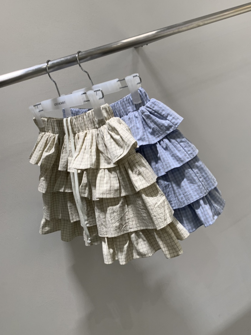 LOVE MOMENT韓國代購女裝新品熱賣職業26春夏時尚短裙格子LOVE MOMENT短裙