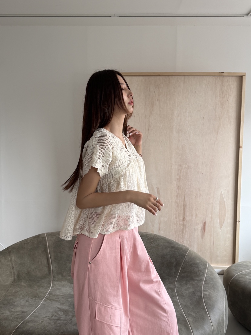 MOSMOS韓國東大門代購女士新款休閑人氣推薦26春夏襯衫蕾絲衫MOSMOS襯衫/蕾絲衫