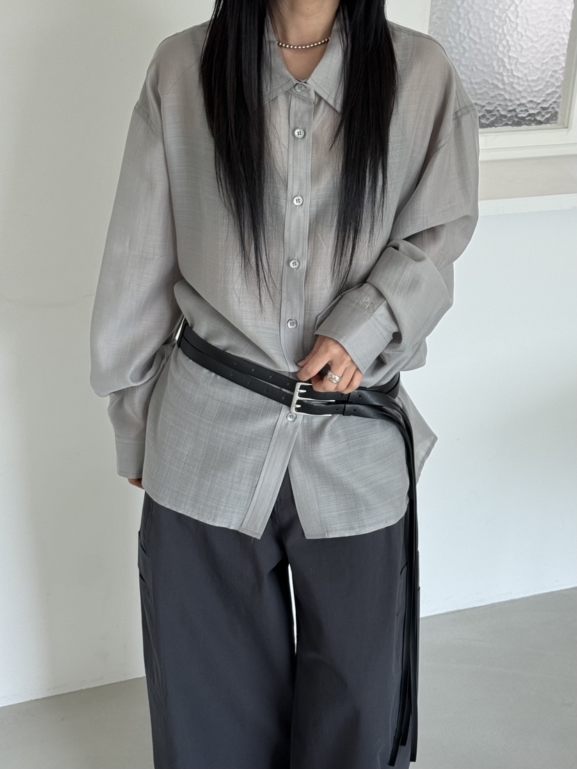 TAUPE韓國代購女士新款人氣職業時尚推薦休閑襯衫蕾絲衫透視TAUPE襯衫/蕾絲衫