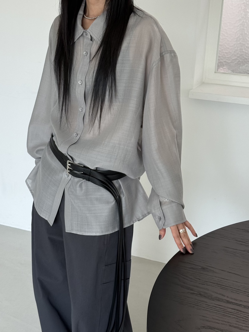 TAUPE韓國代購女士新款人氣職業時尚推薦休閑襯衫蕾絲衫透視TAUPE襯衫/蕾絲衫