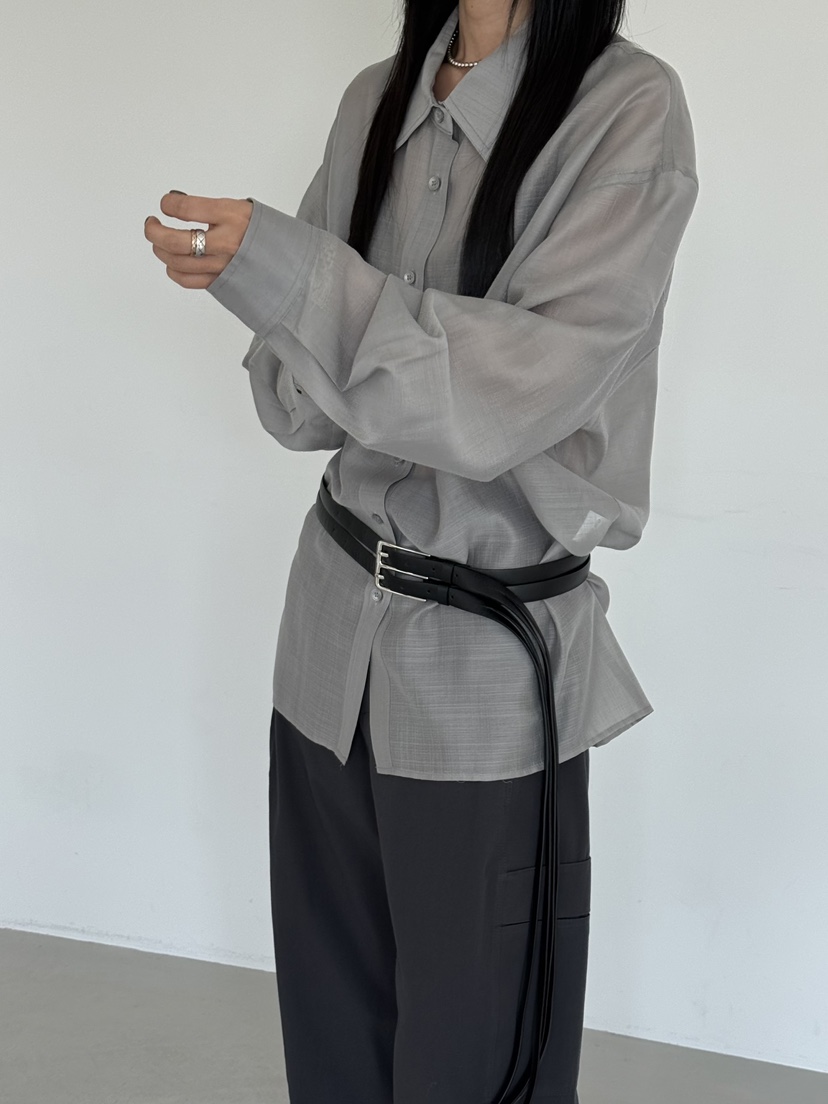 TAUPE韓國代購女士新款人氣職業時尚推薦休閑襯衫蕾絲衫透視TAUPE襯衫/蕾絲衫