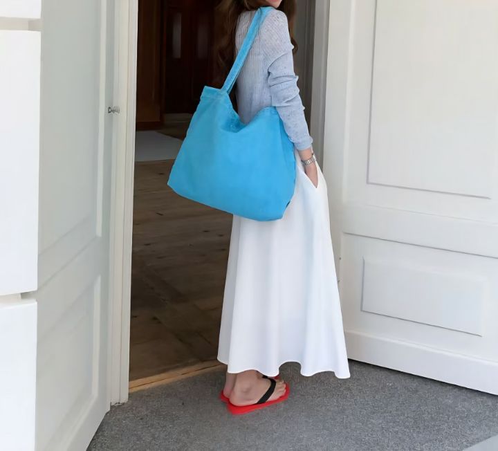 TROUVAILLE韓國東大門直郵女裝新品推薦職業單肩斜跨包水洗TROUVAILLE單肩/斜跨包