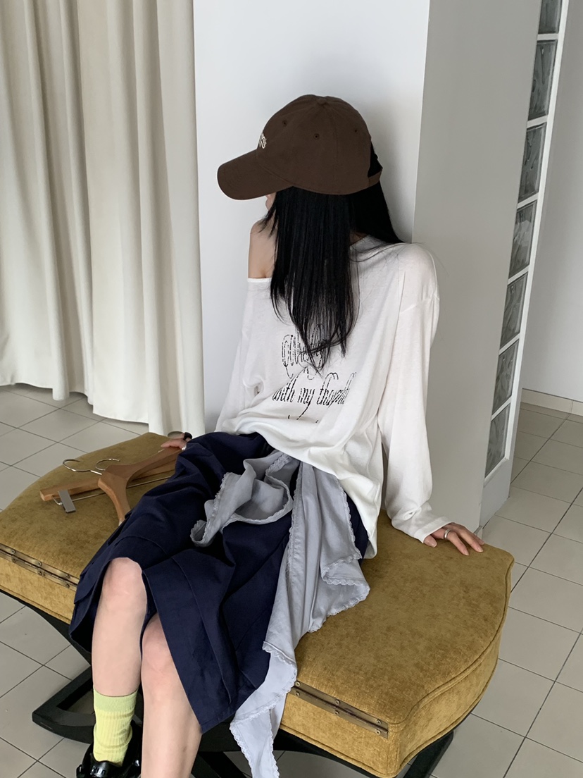 VAARA韓國直郵實拍女士新款人氣熱賣推薦時尚職業長袖T恤VAARA長袖T恤