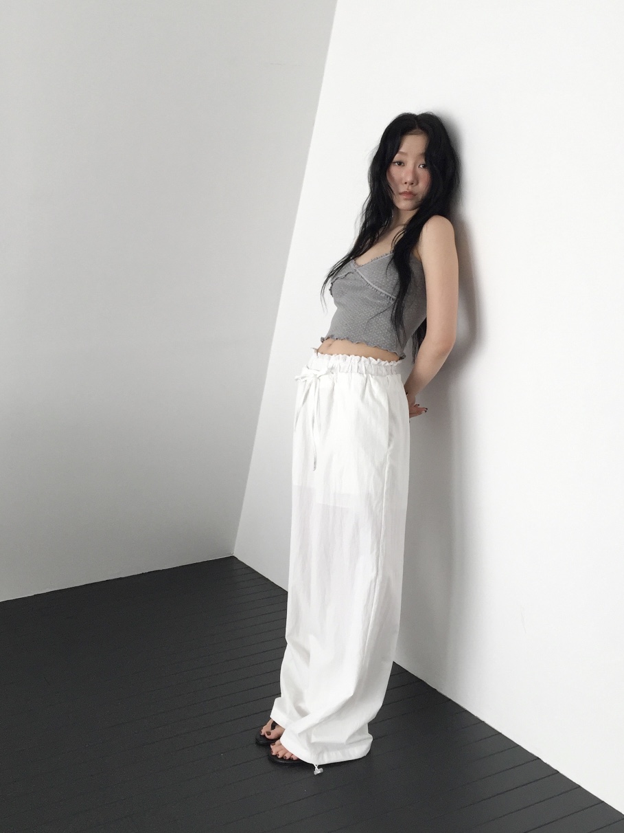 LOVE MOMENT韓國直郵實拍女士新品熱賣職業時尚休閑褲蕾絲LOVE MOMENT休閑褲