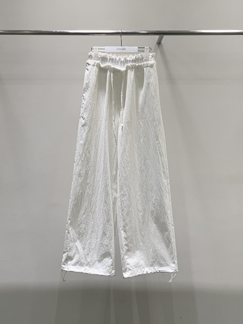 LOVE MOMENT韓國直郵實拍女士新品熱賣職業時尚休閑褲蕾絲LOVE MOMENT休閑褲圖色1