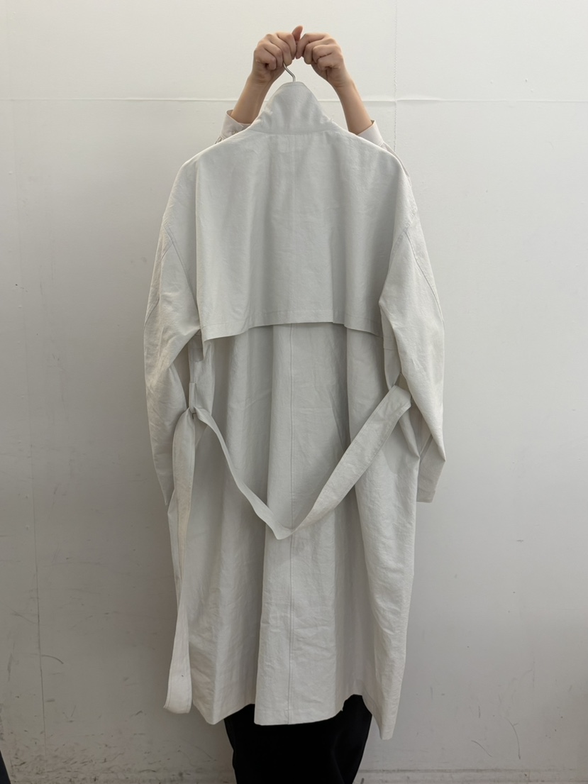 TAUPE韓國東大門直郵女士新品休閑26春夏推薦長款風衣含腰繩TAUPE長款風衣