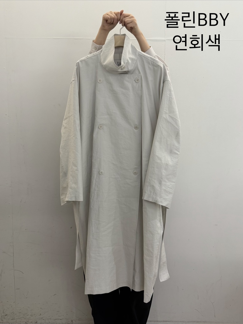 TAUPE韓國東大門直郵女士新品休閑26春夏推薦長款風衣含腰繩TAUPE長款風衣圖色1