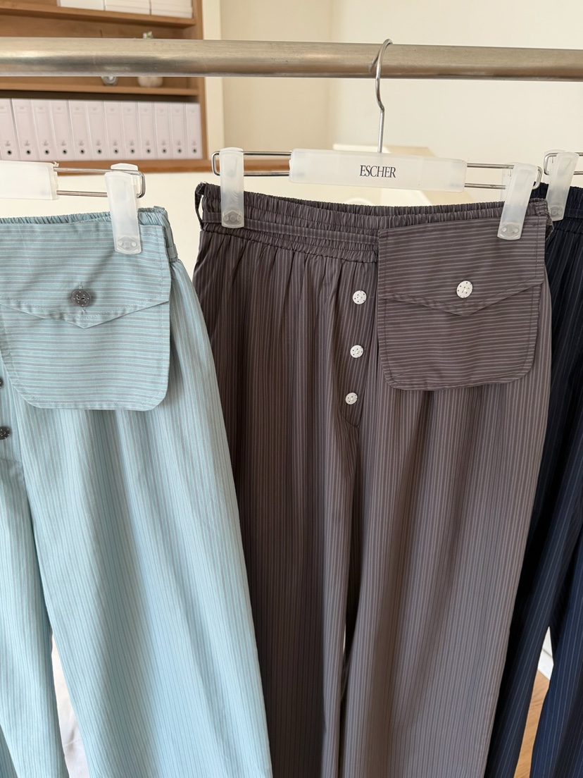 ESCHER韓國直郵女裝新品熱賣推薦人氣時尚26春夏休閑休閑褲ESCHER休閑褲