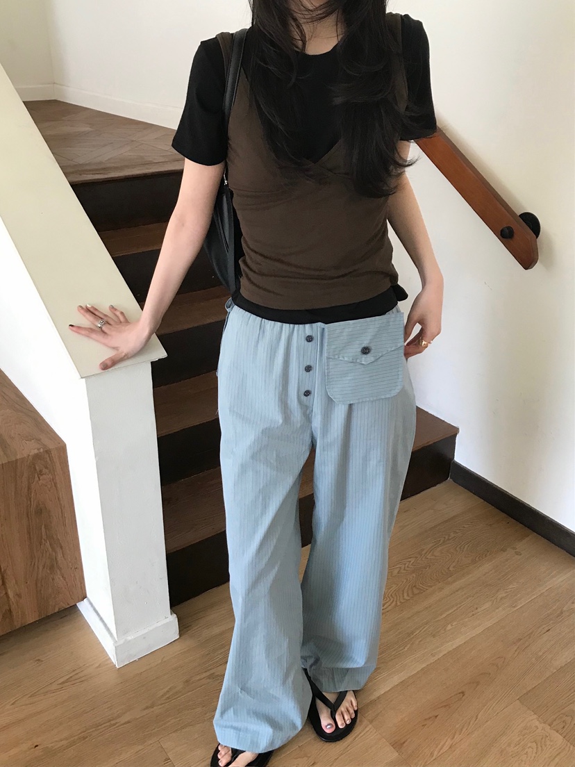 ESCHER韓國直郵女裝新品熱賣推薦人氣時尚26春夏休閑休閑褲ESCHER休閑褲