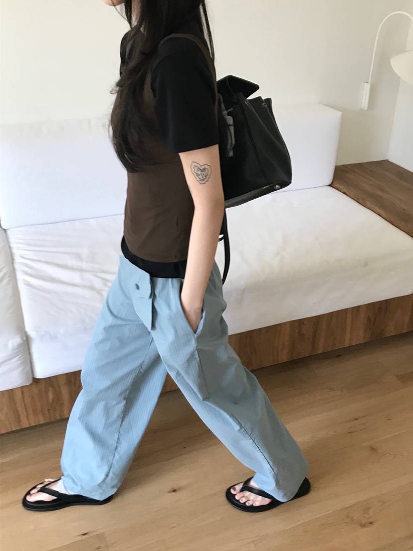 ESCHER韓國直郵女裝新品熱賣推薦人氣時尚26春夏休閑休閑褲ESCHER休閑褲