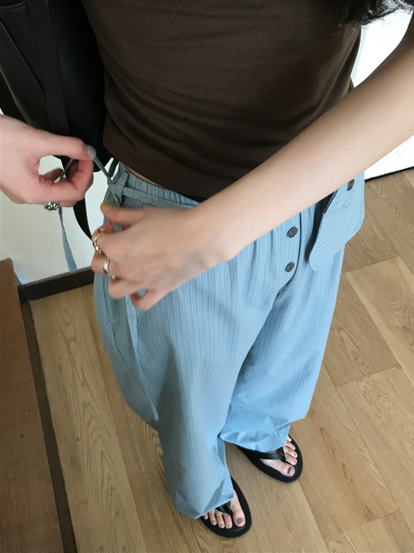 ESCHER韓國直郵女裝新品熱賣推薦人氣時尚26春夏休閑休閑褲ESCHER休閑褲