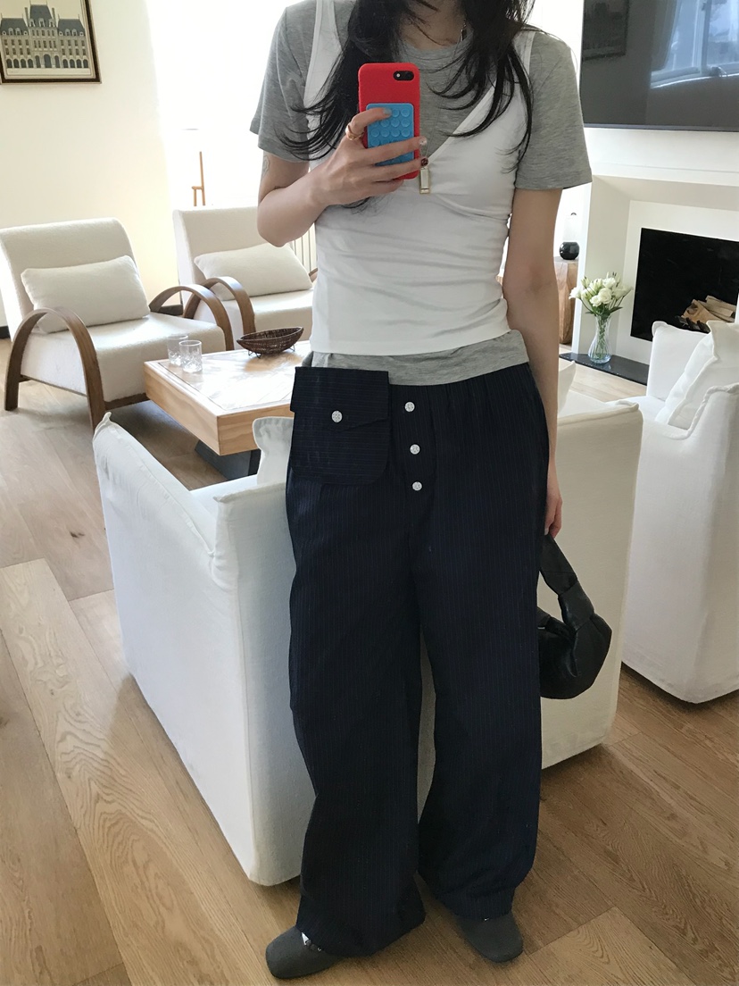 ESCHER韓國直郵女裝新品熱賣推薦人氣時尚26春夏休閑休閑褲ESCHER休閑褲