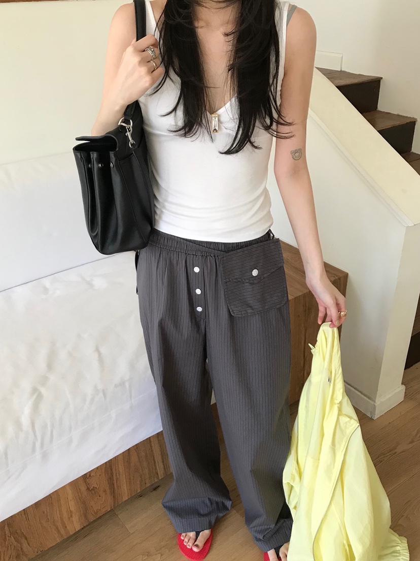 ESCHER韓國直郵女裝新品熱賣推薦人氣時尚26春夏休閑休閑褲ESCHER休閑褲