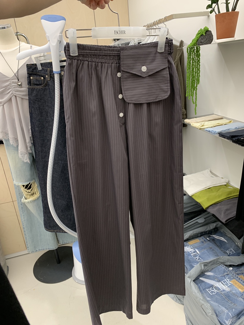 ESCHER韓國直郵女裝新品熱賣推薦人氣時尚26春夏休閑休閑褲ESCHER休閑褲圖色3