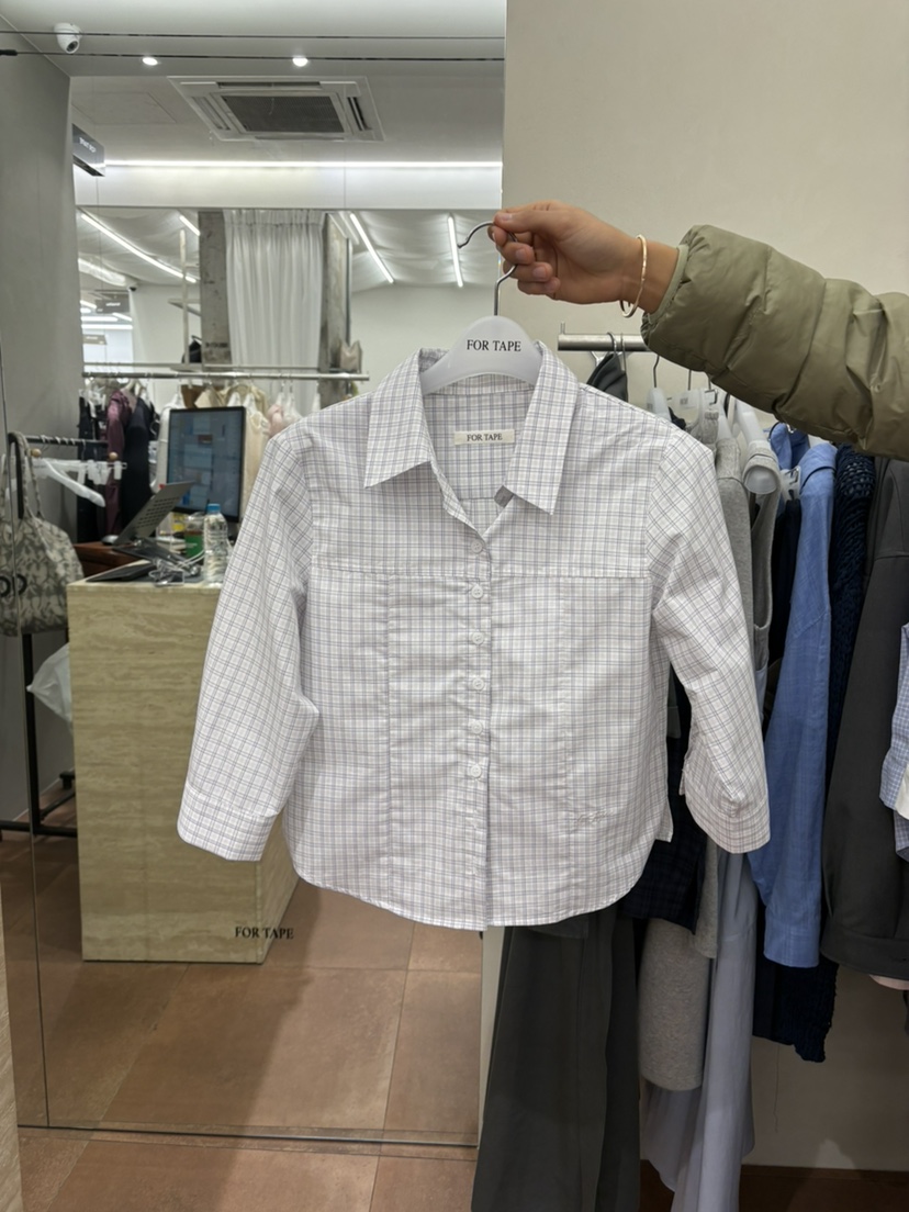 FOR TAPE韓國直郵實拍女裝新品推薦熱賣26春夏襯衫蕾絲衫FOR TAPE襯衫/蕾絲衫圖色2