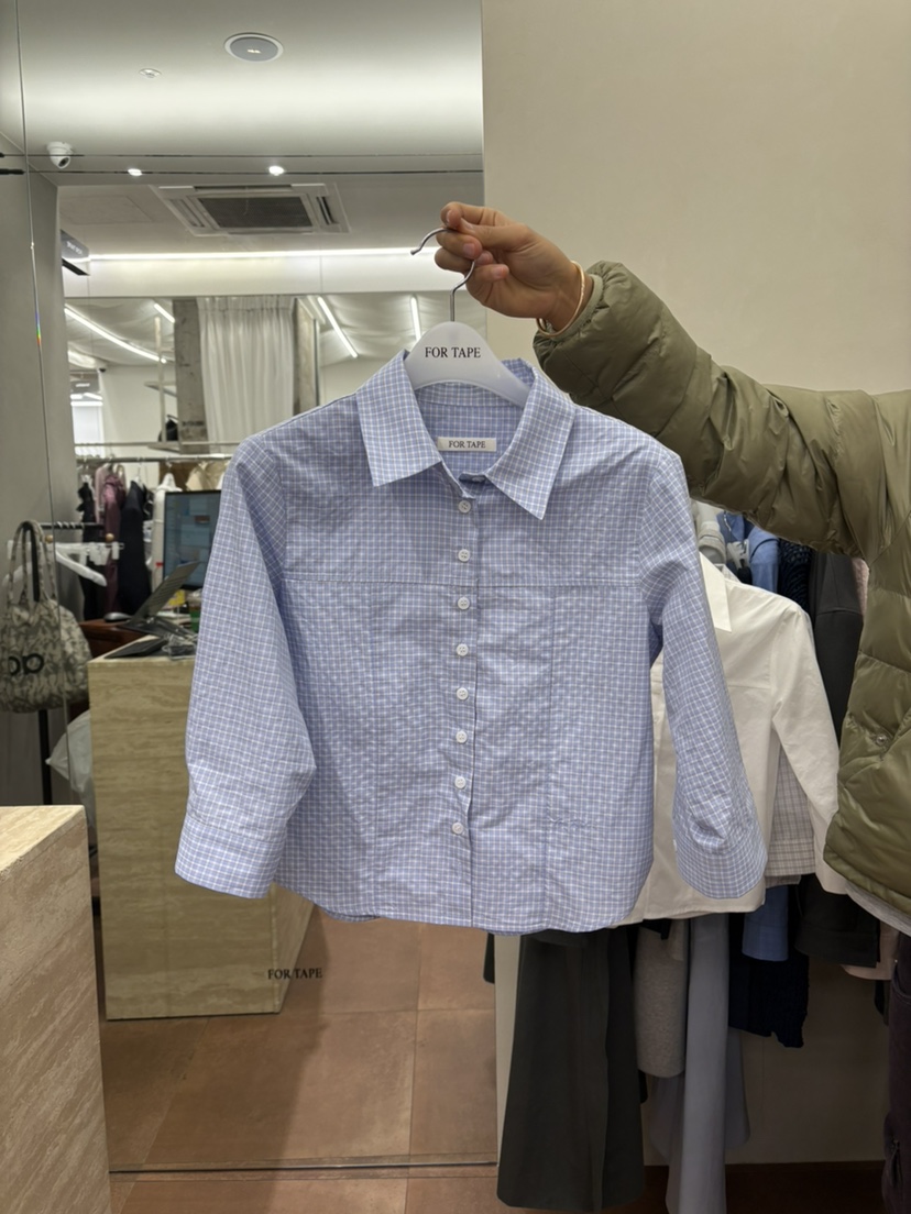 FOR TAPE韓國直郵實拍女裝新品推薦熱賣26春夏襯衫蕾絲衫FOR TAPE襯衫/蕾絲衫圖色3