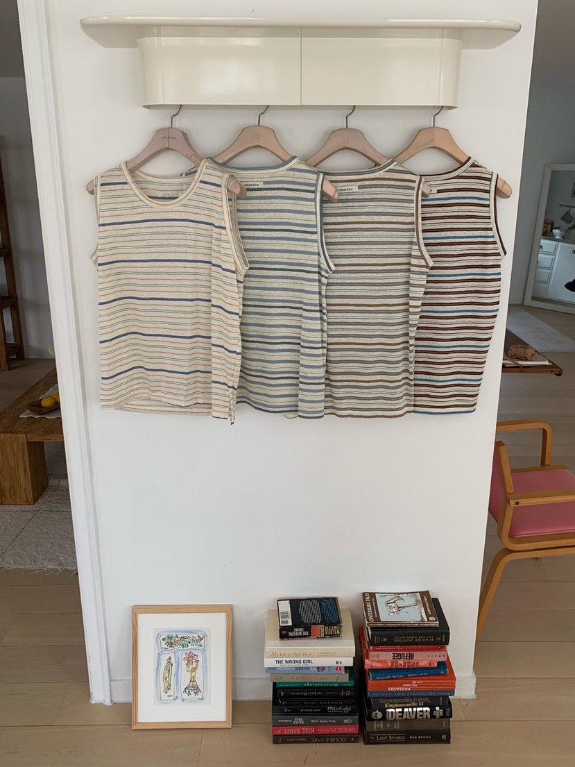 COBALT BLUE韓國東大門直郵女裝新品推薦時尚休閑吊帶背心COBALT BLUE吊帶/背心