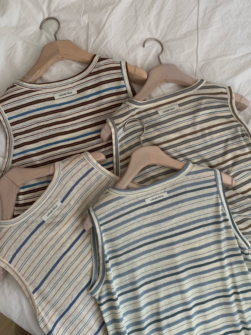 COBALT BLUE韓國東大門直郵女裝新品推薦時尚休閑吊帶背心COBALT BLUE吊帶/背心