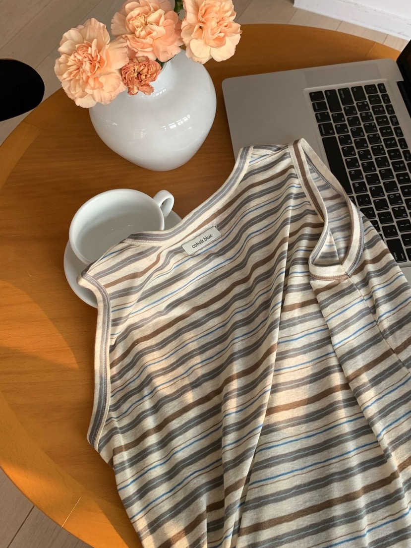 COBALT BLUE韓國東大門直郵女裝新品推薦時尚休閑吊帶背心COBALT BLUE吊帶/背心