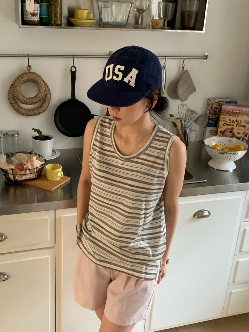 COBALT BLUE韓國東大門直郵女裝新品推薦時尚休閑吊帶背心COBALT BLUE吊帶/背心