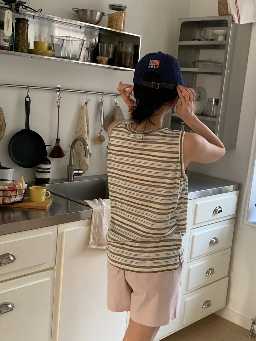 COBALT BLUE韓國東大門直郵女裝新品推薦時尚休閑吊帶背心COBALT BLUE吊帶/背心