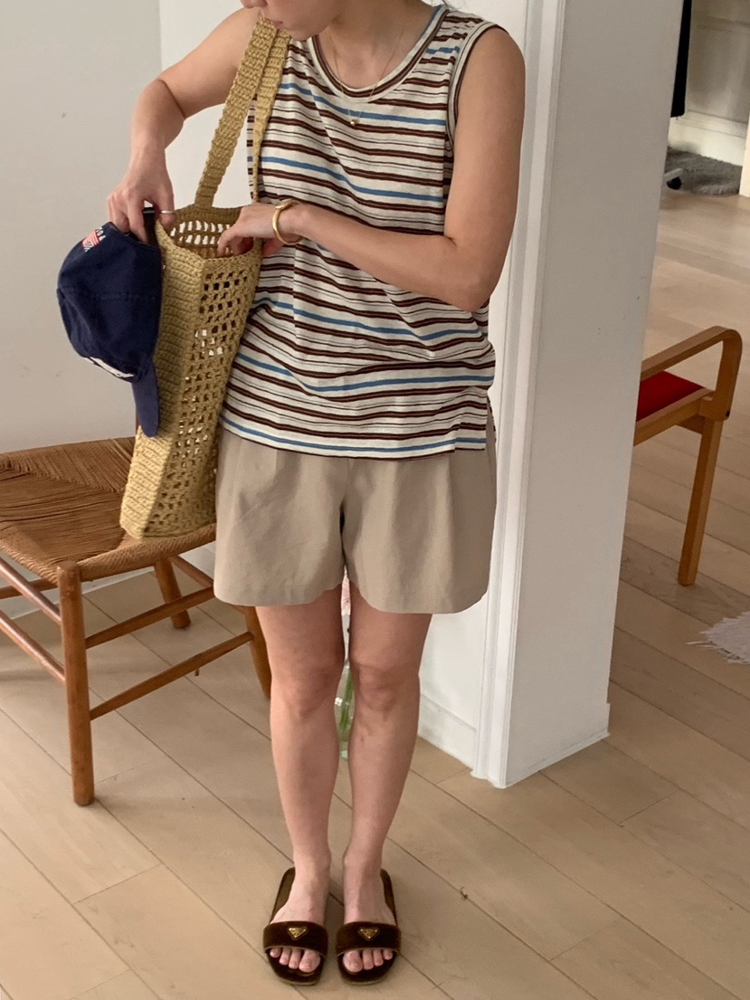 COBALT BLUE韓國東大門直郵女裝新品推薦時尚休閑吊帶背心COBALT BLUE吊帶/背心