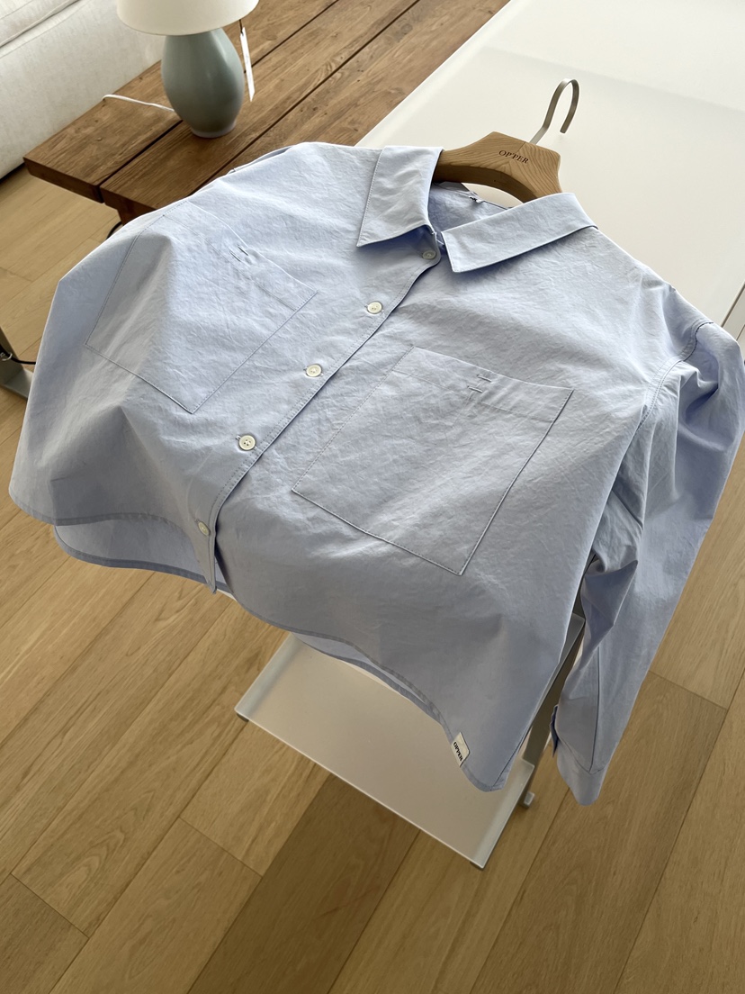 OP PER韓國直郵女裝新款職業推薦休閑26春夏時尚襯衫蕾絲衫OPPER-simplebeige襯衫/蕾絲衫