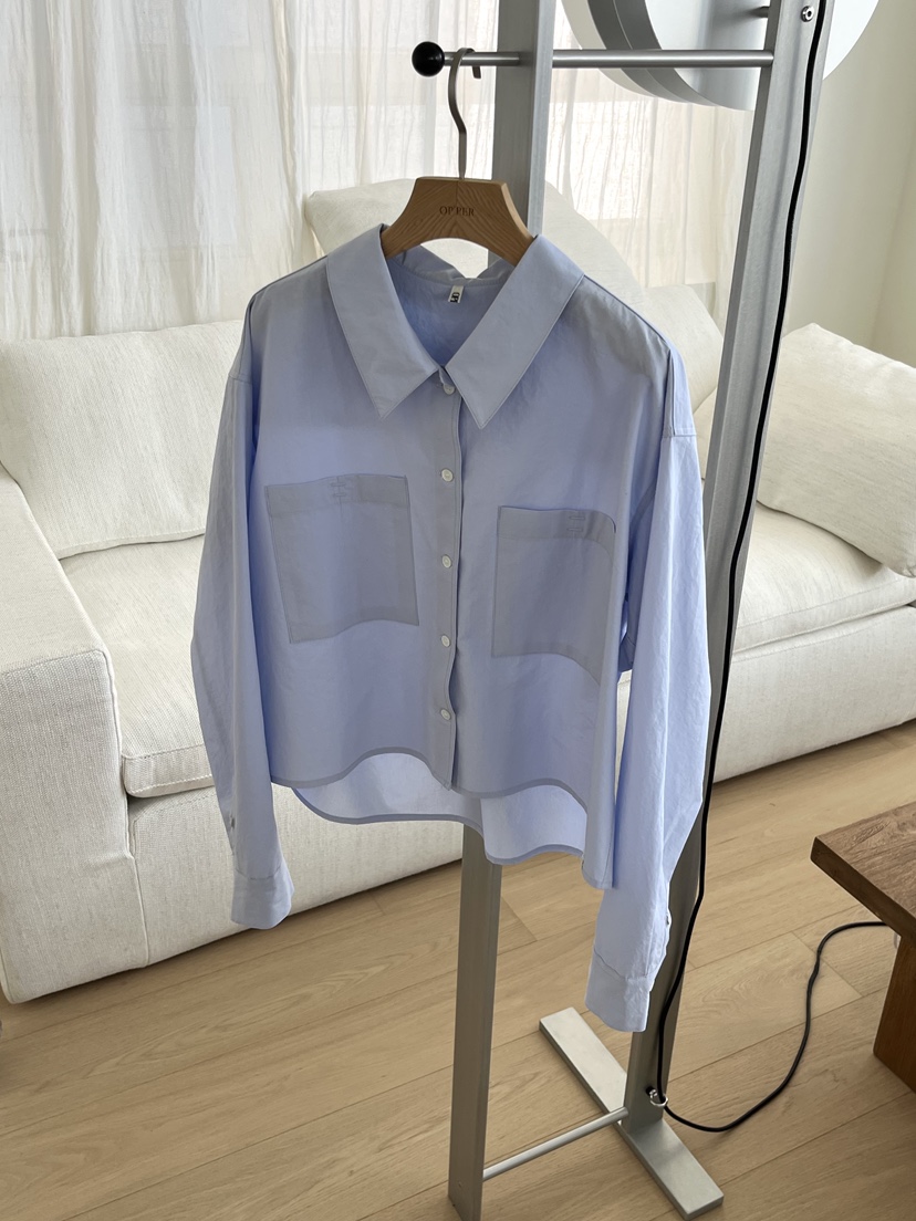 OP PER韓國直郵女裝新款職業推薦休閑26春夏時尚襯衫蕾絲衫OPPER-simplebeige襯衫/蕾絲衫圖色1