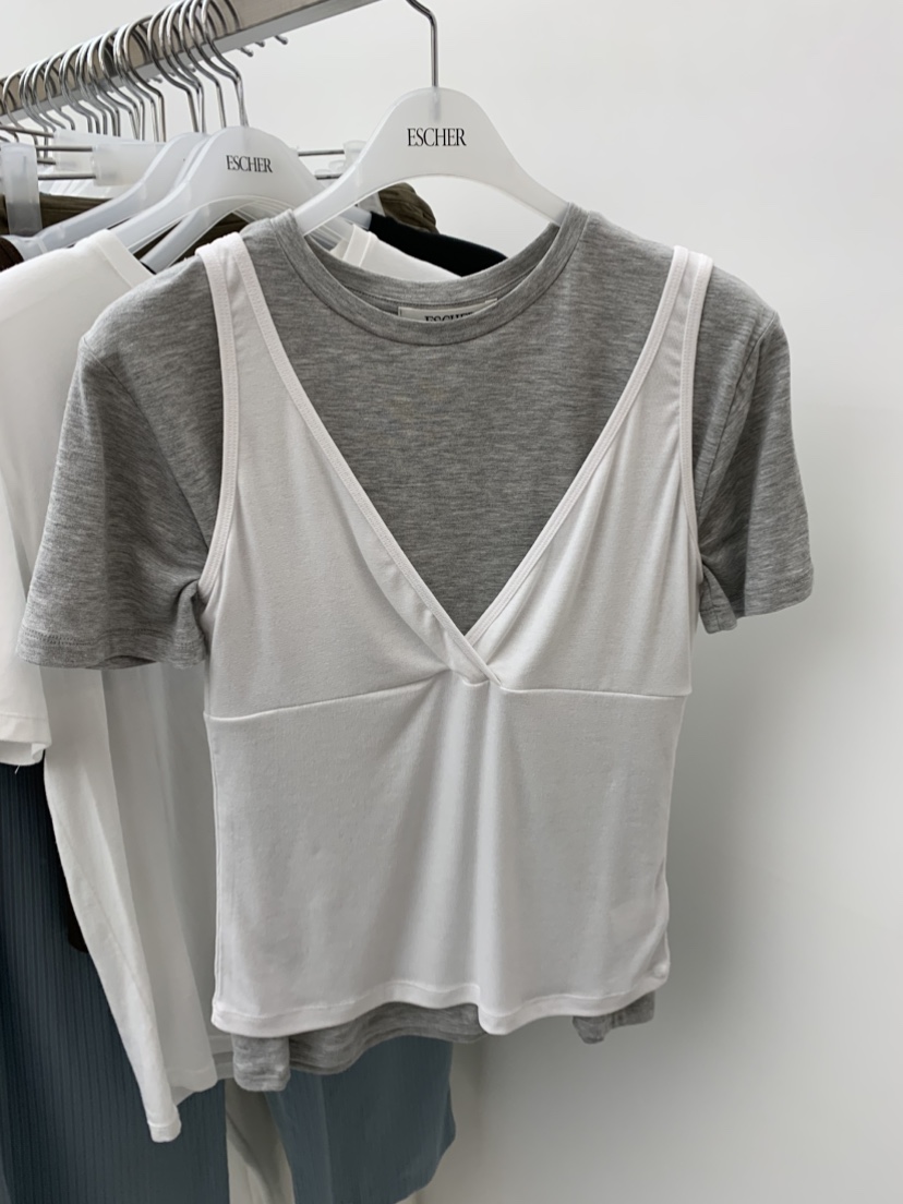 ESCHER韓國東大門直郵女士新品熱賣職業吊帶背心不含內搭ESCHER吊帶/背心