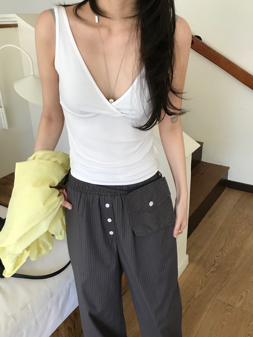 ESCHER韓國東大門直郵女士新品熱賣職業吊帶背心不含內搭ESCHER吊帶/背心