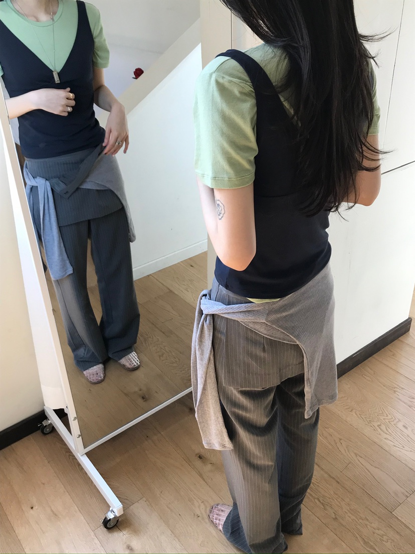 ESCHER韓國東大門直郵女士新品熱賣職業吊帶背心不含內搭ESCHER吊帶/背心