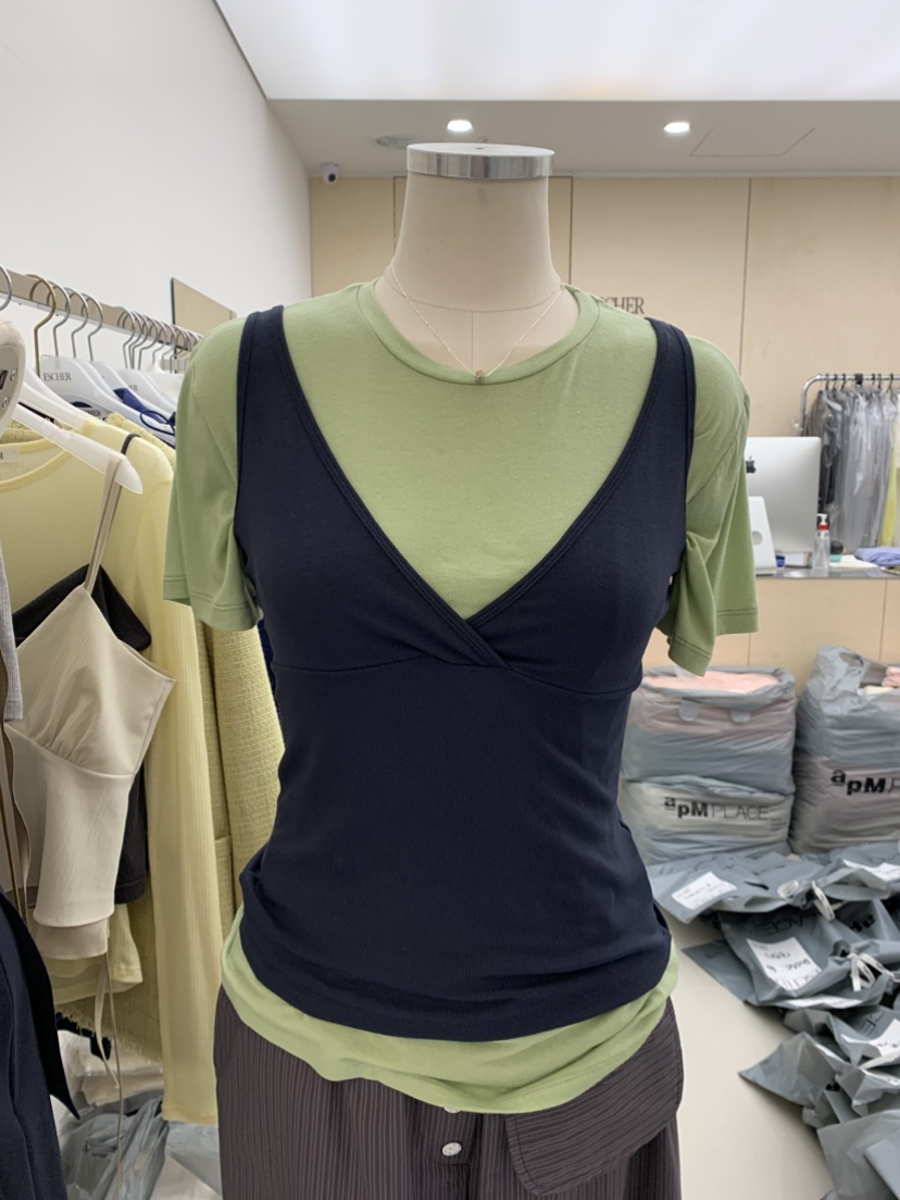 ESCHER韓國東大門直郵女士新品熱賣職業吊帶背心不含內搭ESCHER吊帶/背心圖色4