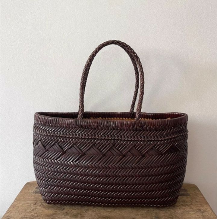 TROUVAILLE韓國直郵實拍女士新品休閑單肩斜跨包牛皮混紡TROUVAILLE單肩/斜跨包