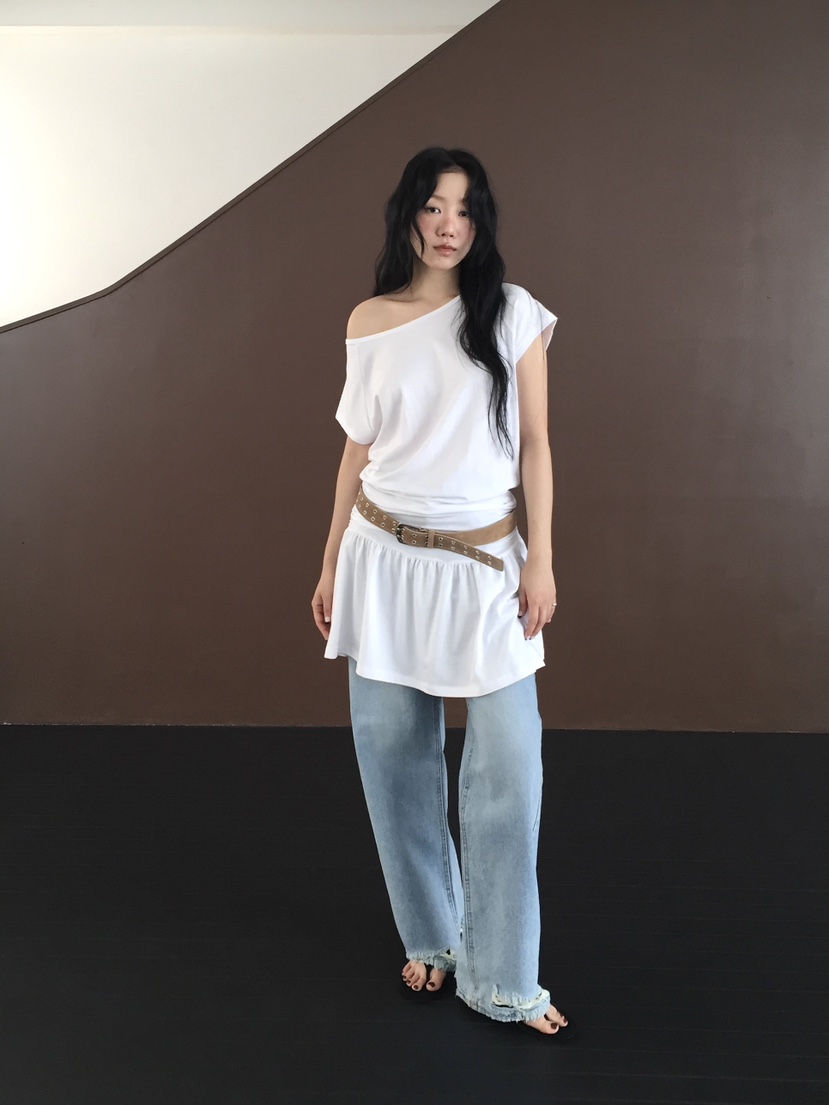 LOVE MOMENT韓國直郵女裝新品休閑熱賣職業時尚連衣裙寬松LOVE MOMENT連衣裙