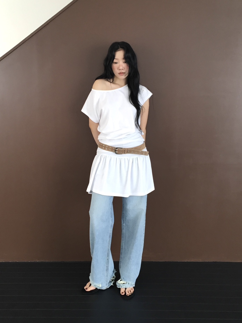 LOVE MOMENT韓國直郵女裝新品休閑熱賣職業時尚連衣裙寬松LOVE MOMENT連衣裙