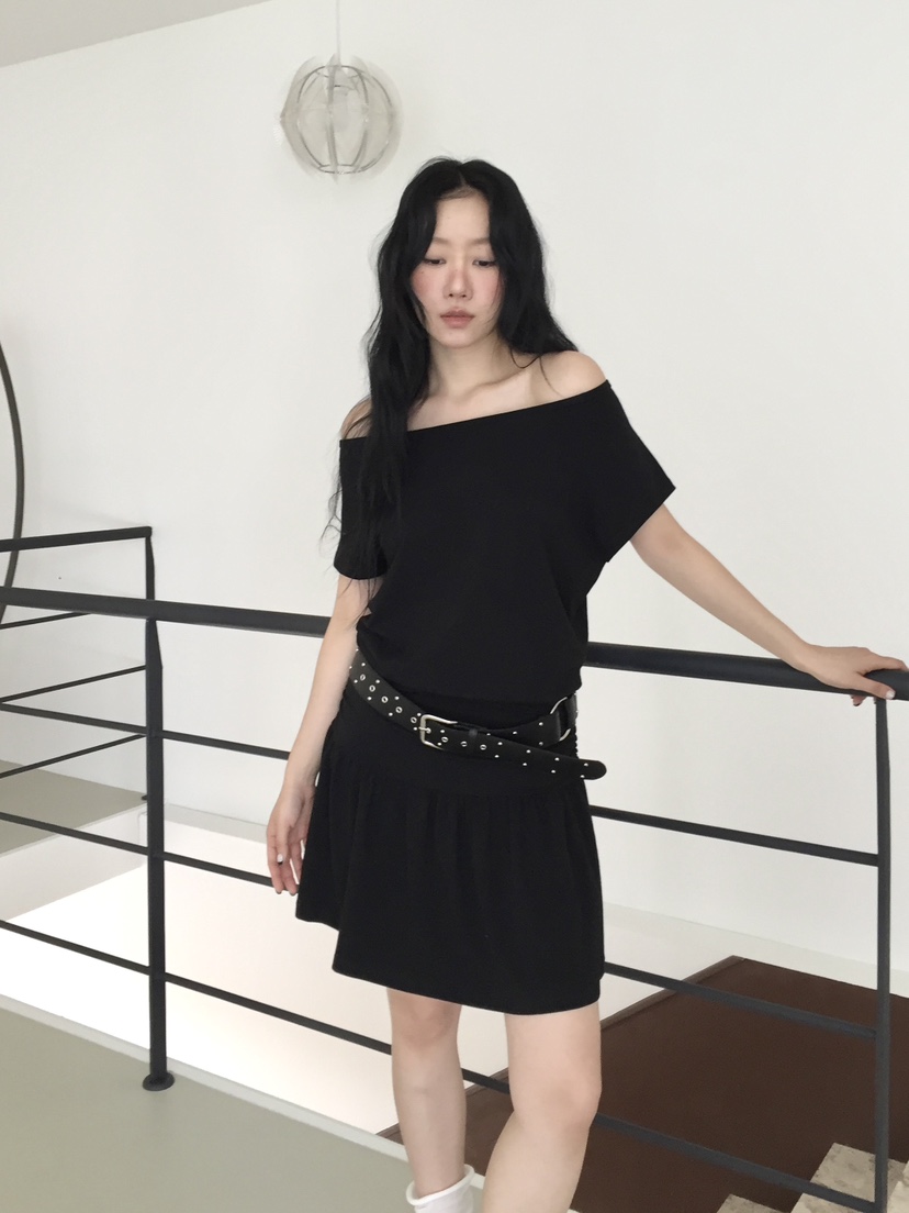 LOVE MOMENT韓國直郵女裝新品休閑熱賣職業時尚連衣裙寬松LOVE MOMENT連衣裙