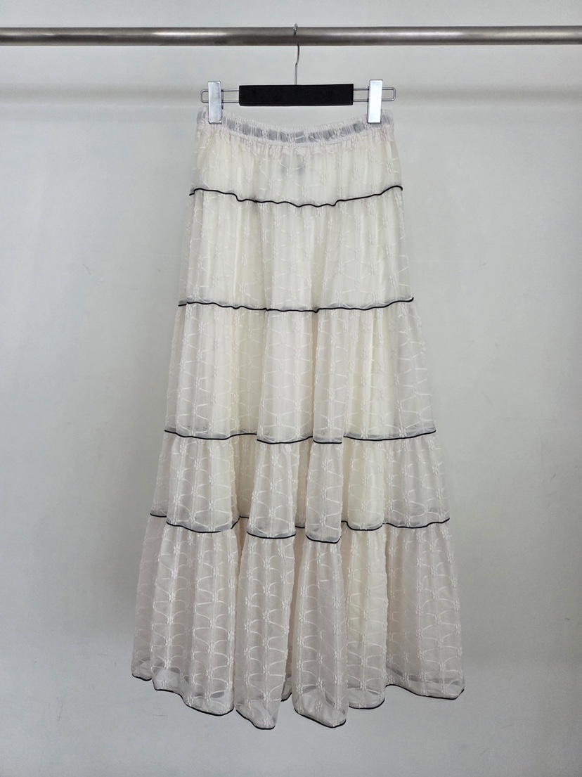 VERANDA韓國直郵女裝新品熱賣26春夏人氣職業時尚長裙蕾絲花VERANDA長裙