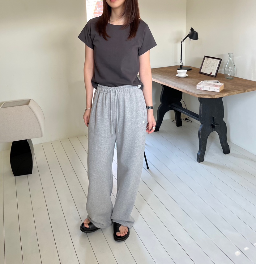 OP PER韓國東大門直郵女裝新款推薦時尚26春夏休閑褲條紋OPPER-simplebeige休閑褲