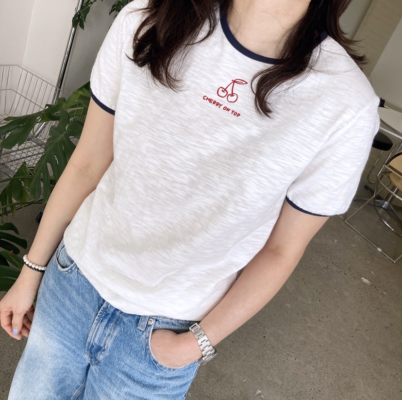 GLAD SOME韓國代購女裝新款人氣時尚熱賣推薦休閑職業T恤GLAD SOMET恤