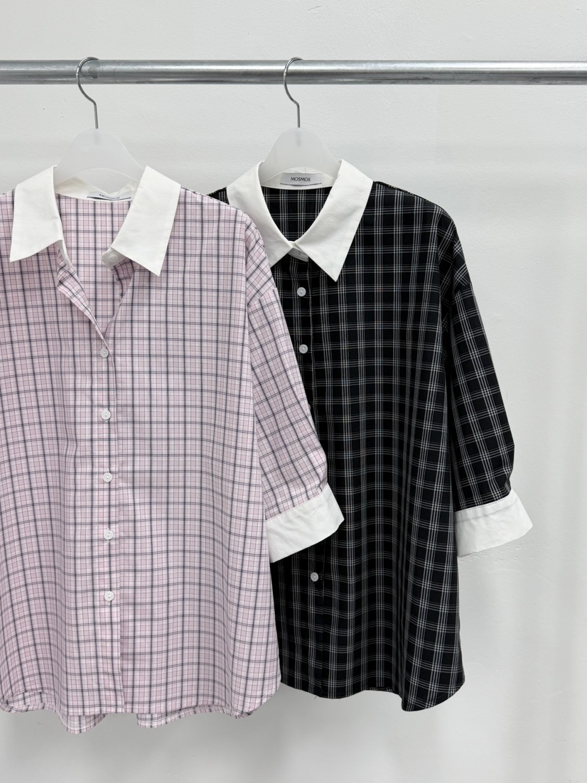 MOSMOS韓國東大門代購女裝新品推薦休閑時尚職業襯衫蕾絲衫MOSMOS襯衫/蕾絲衫