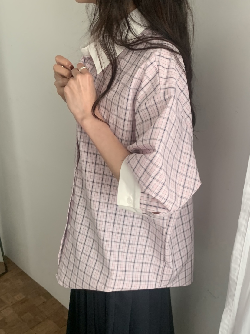 MOSMOS韓國東大門代購女裝新品推薦休閑時尚職業襯衫蕾絲衫MOSMOS襯衫/蕾絲衫