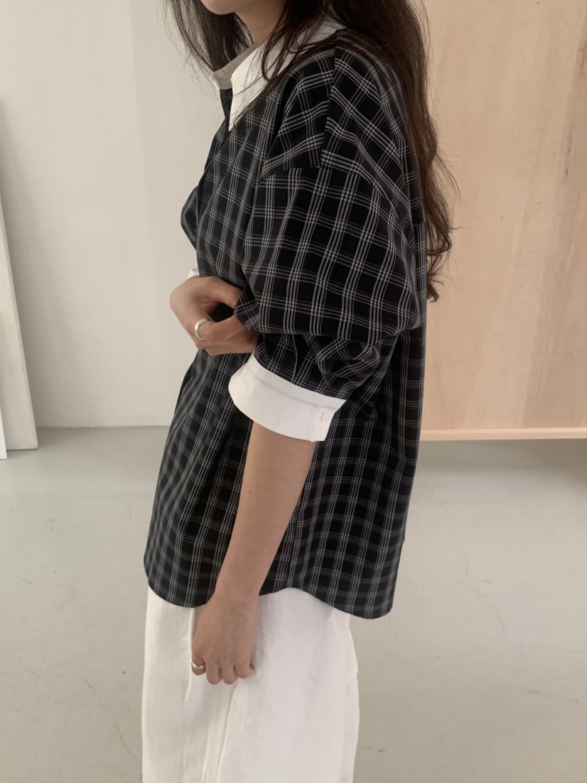 MOSMOS韓國東大門代購女裝新品推薦休閑時尚職業襯衫蕾絲衫MOSMOS襯衫/蕾絲衫