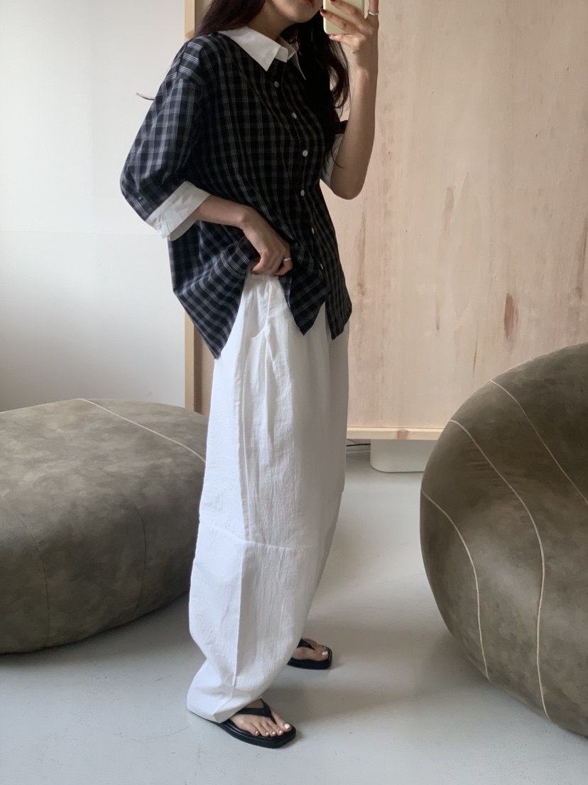 MOSMOS韓國東大門代購女裝新品推薦休閑時尚職業襯衫蕾絲衫MOSMOS襯衫/蕾絲衫